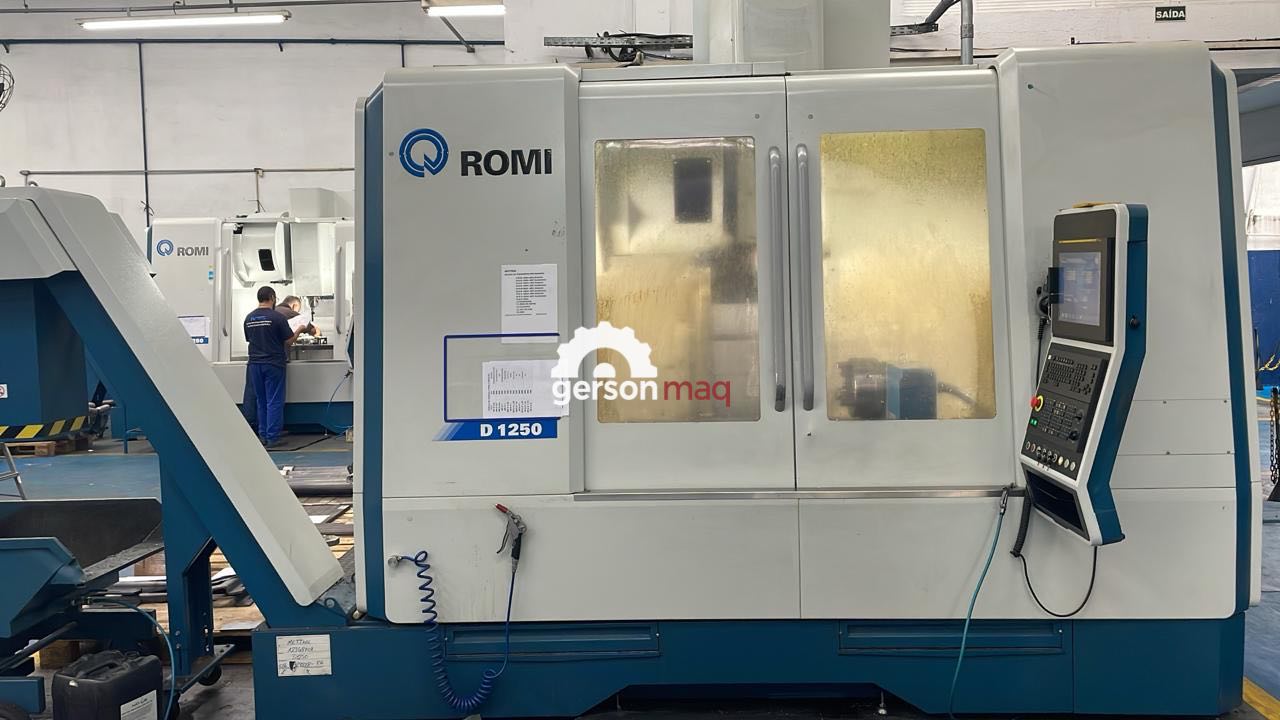 CENTRO DE USINAGEM ROMI D1250 - ANO 2019 - 4 EIXO